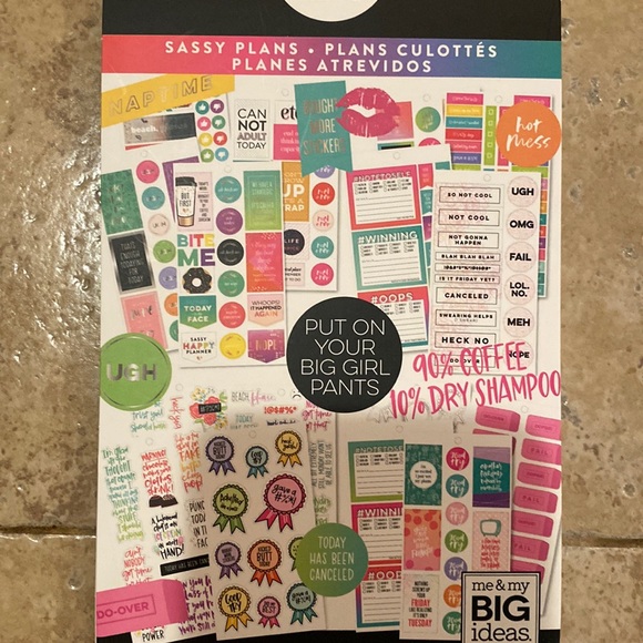 The Happy Planner Office Happy Planner Sassy Plans Sticker Book
